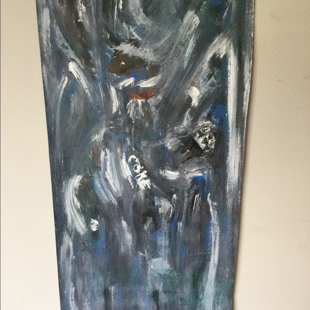 Original abstract painting on canvas in acrylic